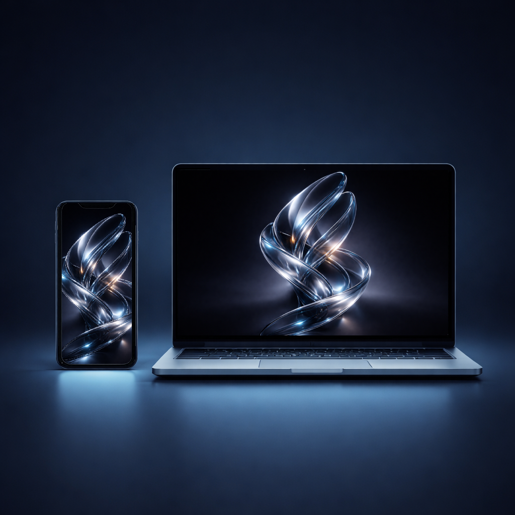 Crystal Flow Wallpaper